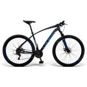Bicicleta GTS M1 Freio Disco 21V Shimano Tourney Suspensão I-Vtec SX Lite