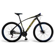 Bicicleta GTS M1 Freio Disco 21V Shimano Tourney Suspensão I-Vtec SX Lite
