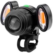 Farol Lanterna Bike Led T6 Com Zoom / Recarregável